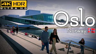 👣Walk with Me in Oslo | City Center | 4K HDR | May 2024👣