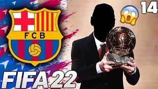 THE BALLON D'OR WINNER IS... 😱 - FIFA 22 Barcelona Career Mode EP14