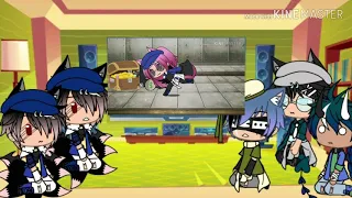 The boys reaction to Boss B*tch || If Neo had an identical twin || Gacha life