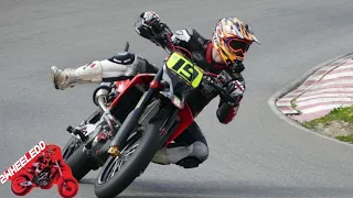 Aprilia SXV550 rippin around on Spa Kart || Gopro onboard