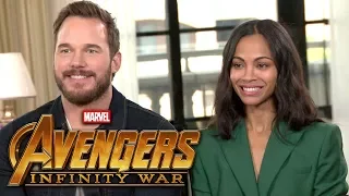 'Avengers: Infinity War': Chris Pratt and Zoe Saldana (FULL INTERVIEW)