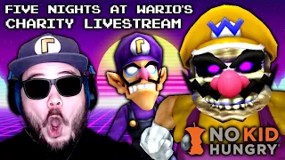 No Kid Hungry Charity Stream! | TheGameSalmon vs Five Nights at Wario's v5.0