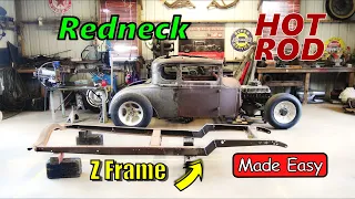 How I Z Framed My Street Rat Build To Lower It Four Inches In The Front