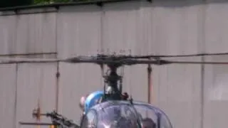 Aerospatiale Alouette II SA 318 C HA-PPS helicopter takeoff