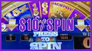 🎰🎡$10/Spin on Wheel of Fortune TRIPLE GOLD 🎡 ✦ Slot Machine Pokies w Brian Christopher