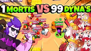 1 Mortis vs 99 Dynamike's! 10 Round Showdown! Who Will Win?!