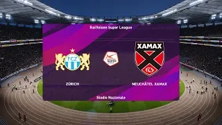 PES 2020 | Zurich vs Neuchatel Xamax - Raiffeisen Super League | 22/02/2020 | 1080p 60FPS