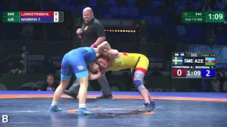 Final 7-8 WW - 48 kg: T. NASIROVA (AZE) df. M. LJUNGSTROEM (SWE) by VSU, 10-0