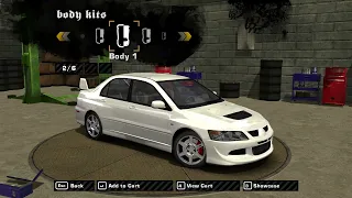 NFS Most Wanted   fix LANCER EVO8 mod