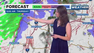 Tuesday afternoon FOX 12 weather forecast (12/28)