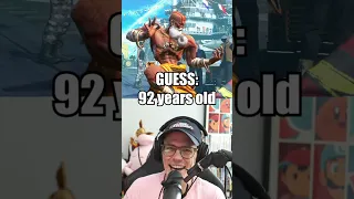 Guessing the Street Fighter 6 casts age in 60 seconds #shorts