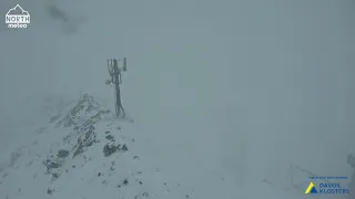 Davos - Switzerland: Heavy snow on 25/9/2020