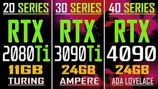 RTX 2080Ti vs RTX 3080Ti vs RTX 4090 // PC GAMES BENCHMARK TEST //