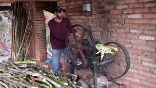 CORTE DA CANA, CARRO DE BOI E RAPADURA DE AMENDOIM EM CABO VERDE-MG / PARTE 2