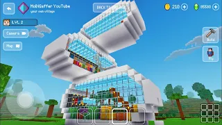 Block Craft 3D: Building Simulator Games For Free Gameplay#1560 (iOS & Android)| Modern Glass House