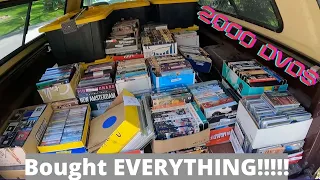 I Bought 2,000 SEALED DVDs VHS Cds and Cassette Tapes