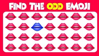 FIND THE ODD EMOJI OUT in the best Odd Emoji Quiz! Odd One Out Puzzle | Find The Odd Emoji Quizzes