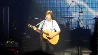 Paul McCartney Here today Lanxess Arena Cologne Dec 1st 2011