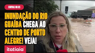 CHUVAS NO RS: CENTRO E PORTO ALEGRE COMEÇA A SER TOMADO PELA INUNDAÇÃO DO RIO GUAÍBA! VEJA!