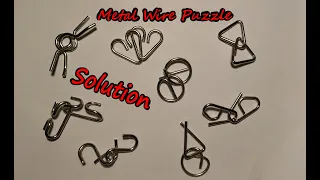 Metal Wire Puzzle Compilation Solution