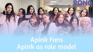 Kpop Idols who are a fan of Apink/who look up to Apink as their Role Model