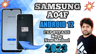 Samsung A04 Frp Bypass | Android 12 | Apps Not Installing Solution | New Method 2023 | Za Mobile