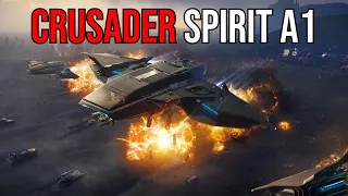 Star Citizen Alpha 3.21 - Crusader Spirit A1 Flyable Now!