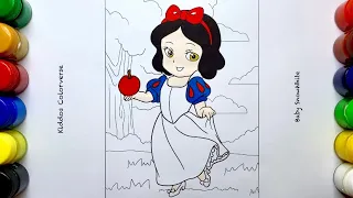 Snow White Coloring | Disney #snowwhite #disney #art #coloring