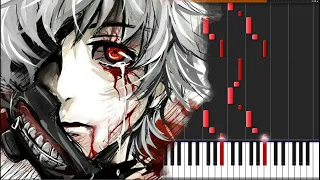 Unravel (Acoustic Ver.) - Tokyo Ghoul [Piano Tutorial] (Synthesia) // TheIshter
