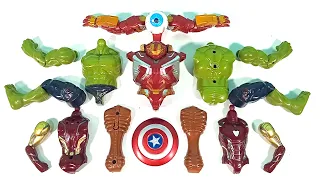 Merakit Mainan Hulk Buster, Hulk Smash, Iron Man, Siren Head Avengers Superhero Toys