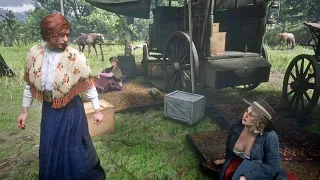 Molly fights with Karen / Hidden Dialogue / Red Dead Redemption 2