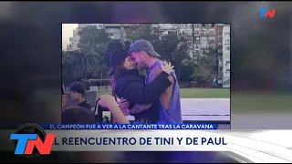 El romántico reencuentro entre Tini Stoessel y Rodrigo De Paul tras el mundial