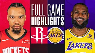 LAKERS vs ROCKETS FULL GAME HIGHLIGHTS NOVEMBER 19, 2023 NBA FULL GAME HIGHLIGHTS TODAY 2K24