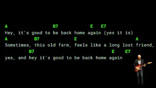Back Home Again - John Denver - Lyrics Chords Vocals