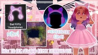 *EASY & SHORT TUTORIAL* How to Get NEW “Bad Kitty Headphones” in Royale High!💗 | Royale High Update