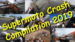 Supermoto Crash Compilation 2019 // Sumo fighters