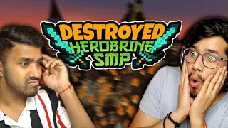 Whole HEROBRINE SMP DESTROYED ft. @TechnoGamerzOfficial  @GamerFleet 😱