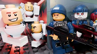 LEGO SKIBIDI TOILET Police SWAT episode 1