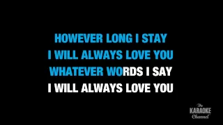 Love Song in the Style of "Adele" karaoke video with lyrics (no lead vocal)