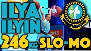 Ilya Ilyin (105) - 246kg Clean and Jerk World Record (Slow Motion)