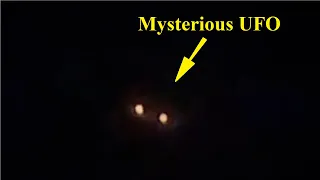 Mysterious Unidentified Flying Object's Orange Lights Seen Over The Pacific Ocean In San Diego, USA