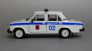 ВАЗ-2106 «Жигули» Милиция ДПС | Autobahn-Bauer-Hongwell | Масштабная модель автомобиля 1:43