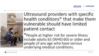 COVID-19: How to Prepare Yourself and Your Ultrasound Equipment During the Pandemic