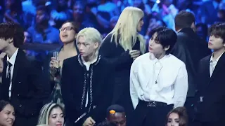 Stray Kids Reaction To Demi Lovato performance at the VMAs