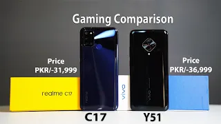 Realme C17 vs Vivo y51 | Gaming Comparison | Heat Test | Boot Test