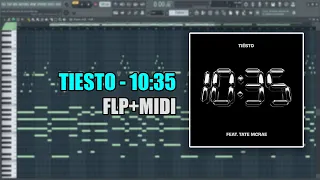 Tiësto - 10:35 (MIDI + FLP) (FL Studio Piano Tutorial / Cover)