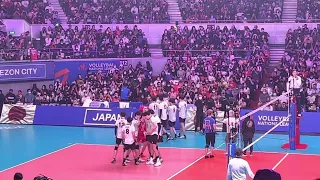 Loudest Cheers VNL 2022 Team Japan Yuji Nishida Yuki Ishikawa Ran Takahashi Nippon Volleyball Player