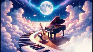 "Peaceful Piano & Guitar Music: Deep Sleep and Stress Relief | Insomnia Healing Melodies"