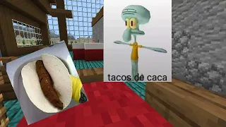 tacos de caca en minecraft XD