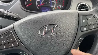 How to reset Hyundai i10 I-10 tyre pressure warning light tpms light reset Hyundai i-10 I-20